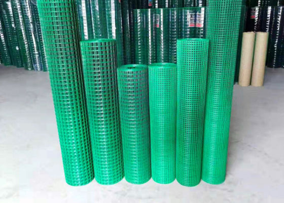 der 18m Längen-grüne überzogene Plastikdraht, der Platten-PVC einzäunt, beschichtete Draht Mesh Rolls