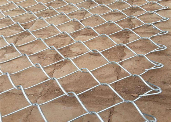 Zink-Aluminiumlegierung Diamond Chain Link Fence Roll 50x50mm 4ft