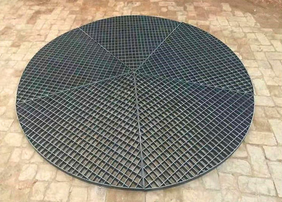 Metallkanaldeckel im Freien, der 25*3mm galvanisiertes Kreisgitter zerreibt