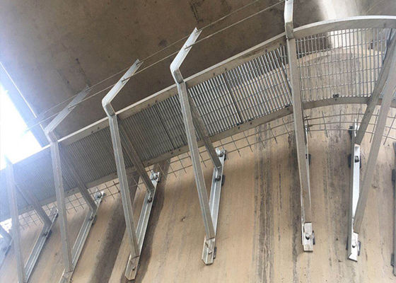 Antikorrosion schweißte den Stahl, der 40*3mm Aluminiummetallgitter-Bodenbelag zerreibt