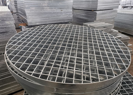 Runde Abdeckung die im Freien galvanisierte Druck der Entwässerungs-Gitter-S304 zugeschlossen