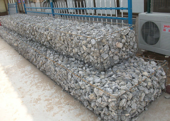 2.7mm wasserdicht	Galvanisierter Gabions-Draht Mesh For Gabion Baskets