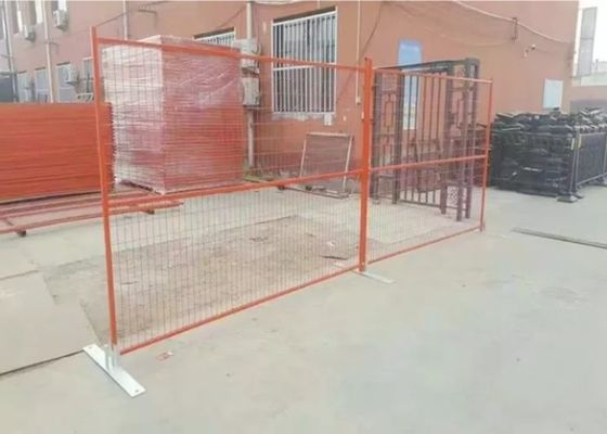 3.5mm Draht Dia Moveable Fence Panels Heat behandelte das vorübergehende Metallfechten