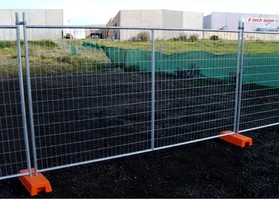 Heißer eingetauchter galvanisierter tragbarer Kettenglied-Zaun Panels 42 Mikrometer