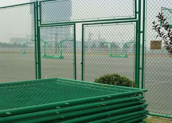 4.0mm Höhen-Diamond Chain Link Fence For-Landstraßen-Fechten heißen Bad-6FT