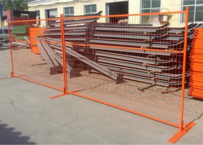 Galvanisiertes Pulver beschichtete vorübergehende kundengebundene Farbe Zaun-Panels 300mm